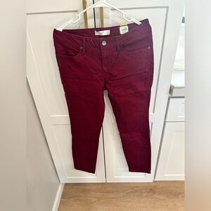 No Boundaries Burgundy Pants